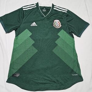 Adidas Men's Mexico 2018 Home Jersey Green